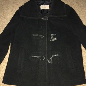 Burberry jacket size 6, black.